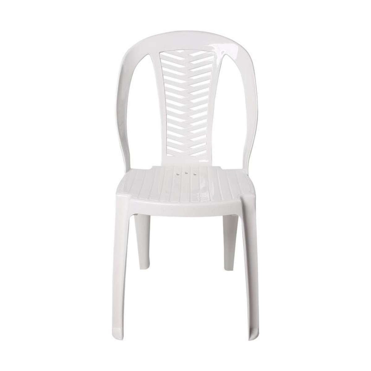 стул садовый пластиковый белый
