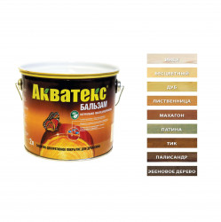Акватекс-бальзам (натуральное масло для древесины) 0,75 л (бесцветное)