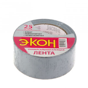 Лента (ХозЛента Экон) 25 м. Серебристая